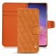 レザーケース Samsung Galaxy S10 - Mandarine vintage - Couture