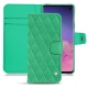 Custodia in pelle Samsung Galaxy S10 - Menthe vintage - Couture