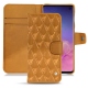 Custodia in pelle Samsung Galaxy S10 - Or Maïa - Couture