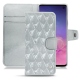Capa em pele Samsung Galaxy S10 - Platinium - Couture