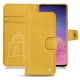 Funda de piel Samsung Galaxy S10 - Jaune soulèu