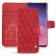 Funda de piel Samsung Galaxy S10 - Rouge troupelenc - Couture