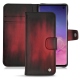 Custodia in pelle Samsung Galaxy S10 - Rouge Patine