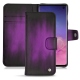 レザーケース Samsung Galaxy S10 - Violet Patine