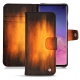 Capa em pele Samsung Galaxy S10 - Fauve Patine