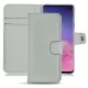 Custodia in pelle Samsung Galaxy S10 - Gris PU