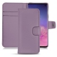 Custodia in pelle Samsung Galaxy S10 - Lilas PU