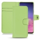 Custodia in pelle Samsung Galaxy S10 - Vert olive PU