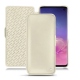 Samsung Galaxy S10 leather case - Blanc (  Nappa - White ) 
