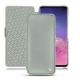Custodia in pelle Samsung Galaxy S10 - Gris ( Nappa - Pantone W428C ) 