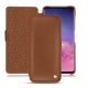 Funda de piel Samsung Galaxy S10 - Marron ( Nappa - Pantone 1615C ) 