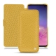 Housse cuir Samsung Galaxy S10 - Mimosa ( Pantone 141C ) 