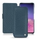 Samsung Galaxy S10 leather case - Indigo ( Pantone 303U ) 