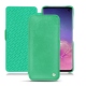 Custodia in pelle Samsung Galaxy S10 - Menthe vintage ( Pantone 562C ) 
