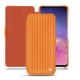 レザーケース Samsung Galaxy S10 - Abaca arancio