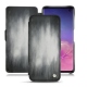 Capa em pele Samsung Galaxy S10 - Gris Patine