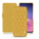 Custodia in pelle Samsung Galaxy S10 - Mimosa - Couture ( Pantone 141C ) 