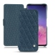 Lederschutzhülle Samsung Galaxy S10 - Indigo - Couture ( Pantone 303U ) 