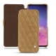Capa em pele Samsung Galaxy S10 - Sable vintage - Couture