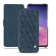 Lederschutzhülle Samsung Galaxy S10 - Jean vintage - Couture