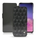 Samsung Galaxy S10 leather case - Onyx - Couture