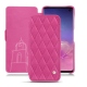 Custodia in pelle Samsung Galaxy S10 - Rose BB - Couture