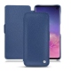 レザーケース Samsung Galaxy S10 - Bleu frisson
