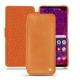 Capa em pele Samsung Galaxy S10+ - Mandarine vintage ( Pantone 165C ) 