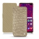 Custodia in pelle Samsung Galaxy S10+ - Autruche desert