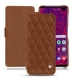 Funda de piel Samsung Galaxy S10+ - Marron - Couture ( Nappa - Pantone 1615C ) 