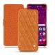 Samsung Galaxy S10+ leather case - Mandarine vintage - Couture