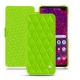 Lederschutzhülle Samsung Galaxy S10+ - Vert fluo - Couture