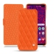 Lederschutzhülle Samsung Galaxy S10+ - Orange fluo - Couture