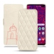 Samsung Galaxy S10+ leather case - Blanc escumo - Couture