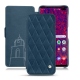 Capa em pele Samsung Galaxy S10+ - Blu mediterran - Couture