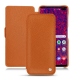 Samsung Galaxy S10+ leather case - Orange vibrant