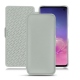 レザーケース Samsung Galaxy S10 - Gris PU