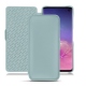 Custodia in pelle Samsung Galaxy S10 - Bleu Ciel PU