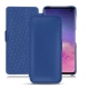 レザーケース Samsung Galaxy S10 - Bleu Océan PU