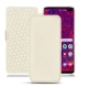 Samsung Galaxy S10+ leather case - Blanc PU