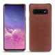 Lederschutzhülle Samsung Galaxy S10 - Passion vintage ( Glutton - Red ) 
