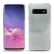 Lederschutzhülle Samsung Galaxy S10 - Platinium ( Pantone 877C ) 