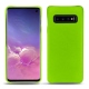 Funda de piel Samsung Galaxy S10 - Vert fluo