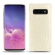 Lederschutzhülle Samsung Galaxy S10 - Crocodile milk