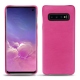 Coque cuir Samsung Galaxy S10 - Rose BB