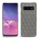 Lederschutzhülle Samsung Galaxy S10 - Acier vintage - Couture