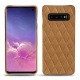 Custodia in pelle Samsung Galaxy S10 - Castan esparciate - Couture