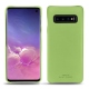 Lederschutzhülle Samsung Galaxy S10 - Vert olive PU