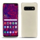 Funda de piel Samsung Galaxy S10+ - Blanc (  Nappa - White ) 
