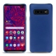 Funda de piel Samsung Galaxy S10+ - Bleu océan ( Nappa - Pantone 293C ) 
